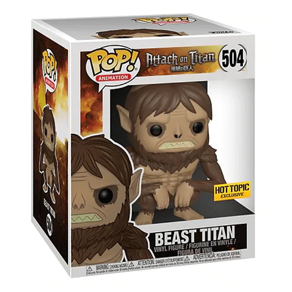 Funko Pop! Animation Attack On Titan Beast Titan 504 Exclusivo