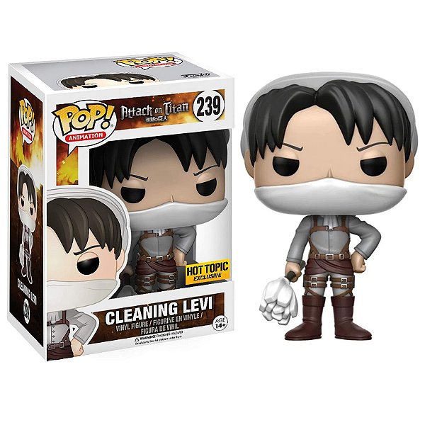 Funko Pop! Animation Attack On Titan Cleaning Levi 239 Exclusivo