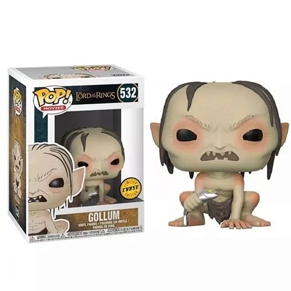 Funko Pop! Filme The Lord Of The Rings / O Senhor Dos Aneis Gollum 532 Exclusivo Chase