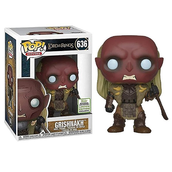 Funko Pop! Filme The Lord Of The Rings / O Senhor Dos Aneis Grishnakh 636 Exclusivo