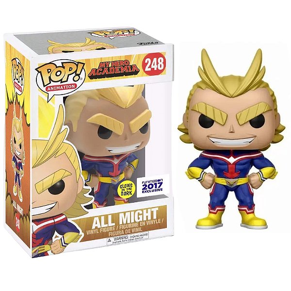 Funko Pop! Animation My Hero Academia All might 248 Exclusivo Glow