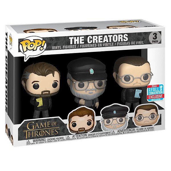 Funko Pop! Television Game Of Thrones The Creators 3 Pack Exclusivo