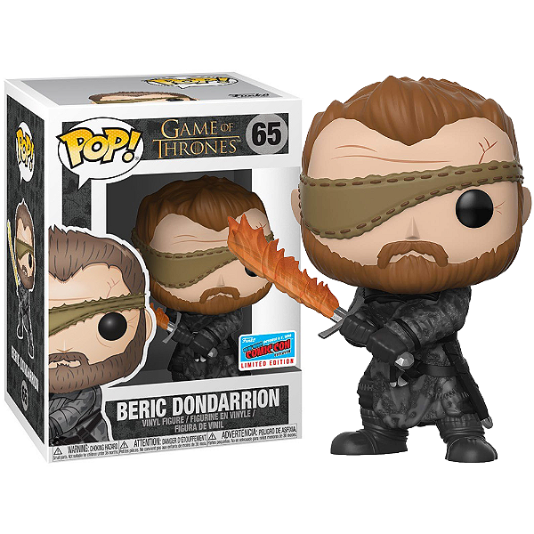 Funko Pop! Television Game Of Thrones Beric Dondarrion 65 Exclusivo