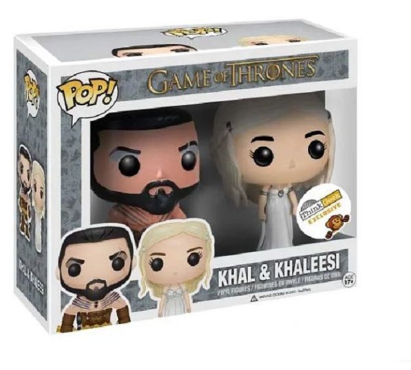 Funko Pop! Television Game of Thrones Khal & Khalessi 2 Pack Exclusivo
