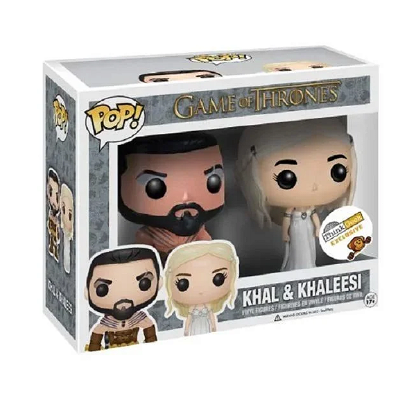Funko Pop! Television Game Of Thrones Khal & Khalessi 2 Pack Exclusivo