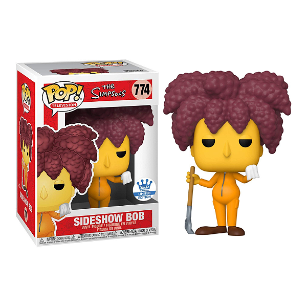 Funko Pop! Television Os Simpsons Sideshow Bob 774 Exclusivo