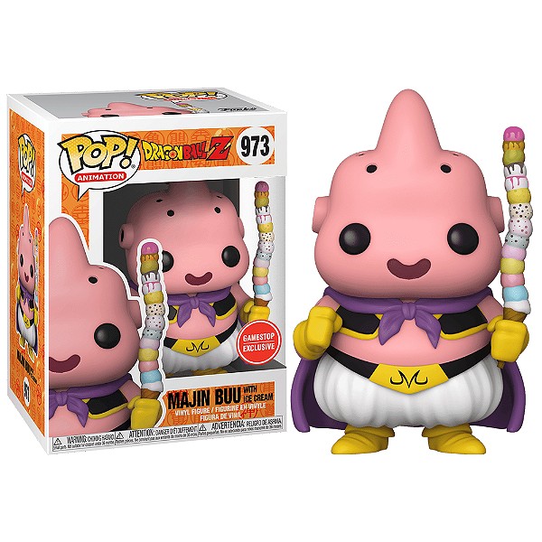 Funko Pop! Animation Dragon Ball Z Majin Buu With Ice Cream 973 Exclusivo