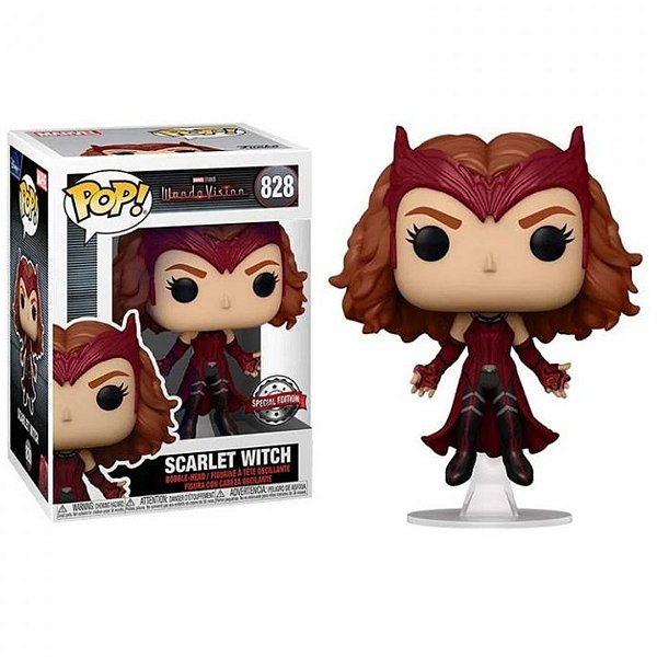 Funko Pop! Television Marvel WandaVision Scarlet Witch 828 Exclusivo