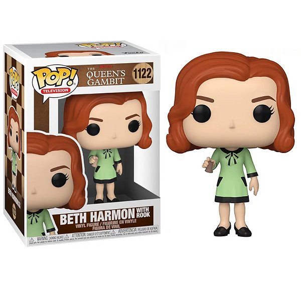 Funko Pop! Television O Gambito Da Rainha Beth Harmon 1122 Original - Moça  do Pop - Funko Pop é aqui!