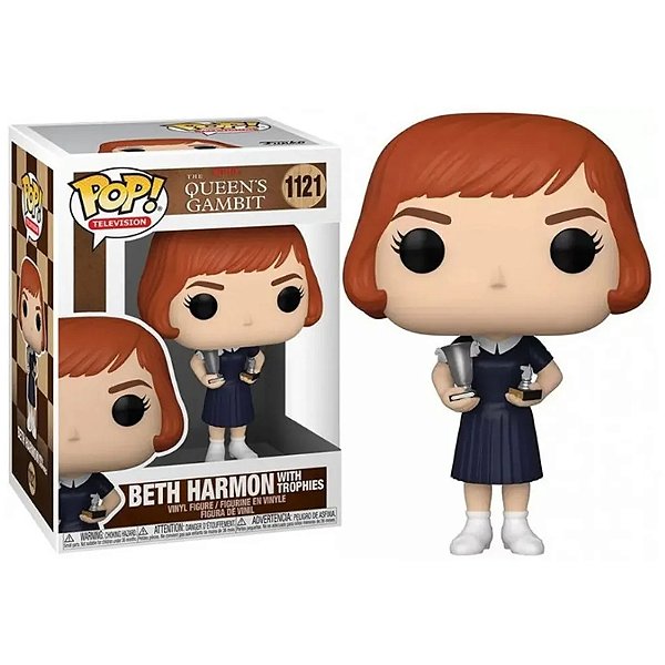 Funko Pop Gambito da Rainha Beth Harmon com Rook 1122 - Funko - Magazine  Luiza