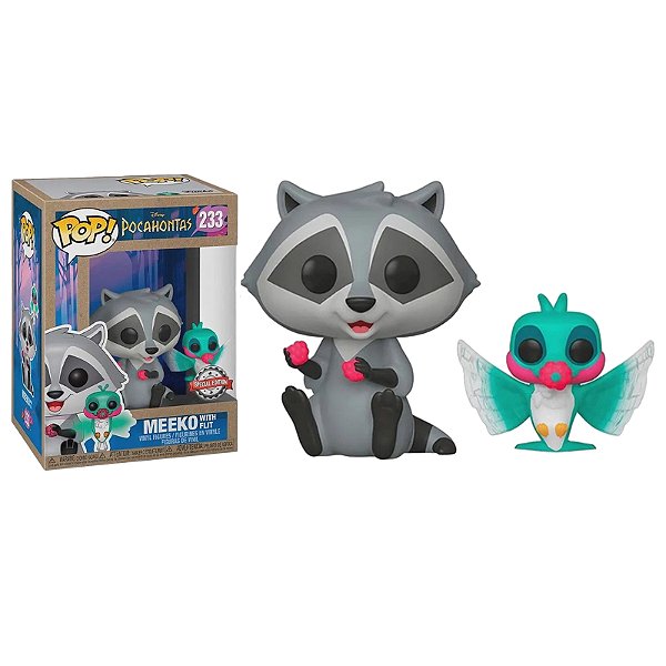 Funko Pop! Filme Disney Pocahontas Meeko With Flit 233 Exclusivo