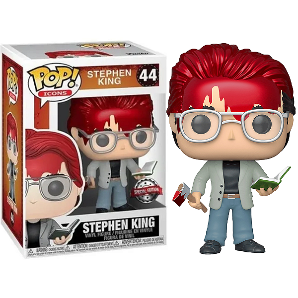 Funko Pop! Icons Stephen King 44 Exclusivo