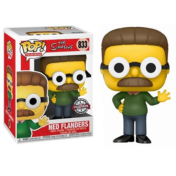 Funko Pop! Television Os Simpsons Ned Flanders 833 Exclusivo
