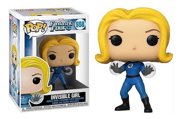 Funko Pop! Marvel Quarteto Fantastico Fantastic Four Invisible Girl 558