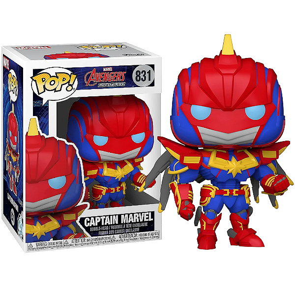 Funko Pop! Marvel Os Vingadores Mech Strike Capita Marvel / Captain Marvel 831