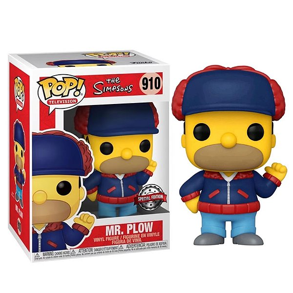 Funko Pop! Television Os Simpsons Mr Plow 910 Exclusivo