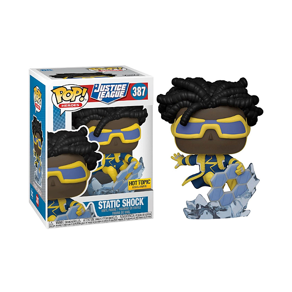 Funko Pop! Dc Comics Liga Da Justiça Static Shock 387