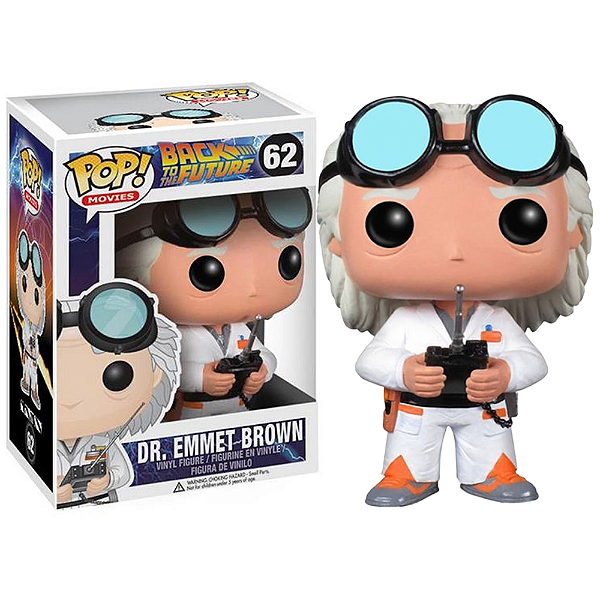Funko Pop! Filme De Volta Para o Futuro Dr Emmett Brown 50