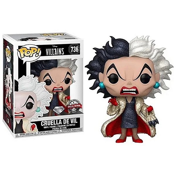 Funko Pop! Disney Villains Cruella De Vil 736 Exclusivo Diamond