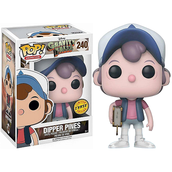 Funko Pop! Animation Disney Gravity Falls Dipper Pines 240 Exclusivo Glow Chase