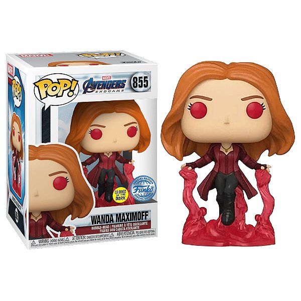 Funko Pop! Marvel Avengers Wanda Maximoff 855 Exclusivo Glow