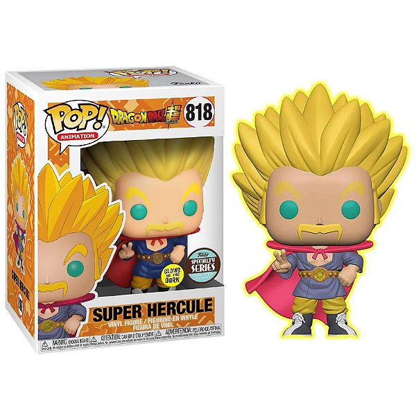 Funko Pop! Animation Dragon Ball Z Super Hercule 818 Exclusivo Glow