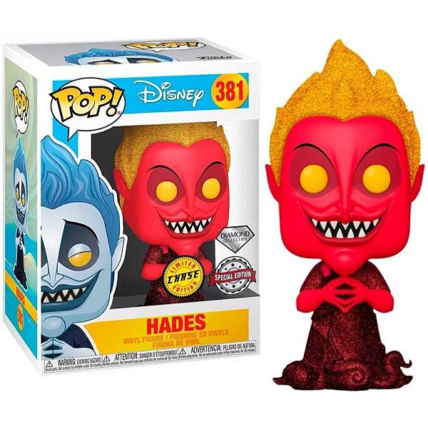 Funko Pop! Disney Filme Hercules Villains Hades 381 Exclusivo Chase Diamond