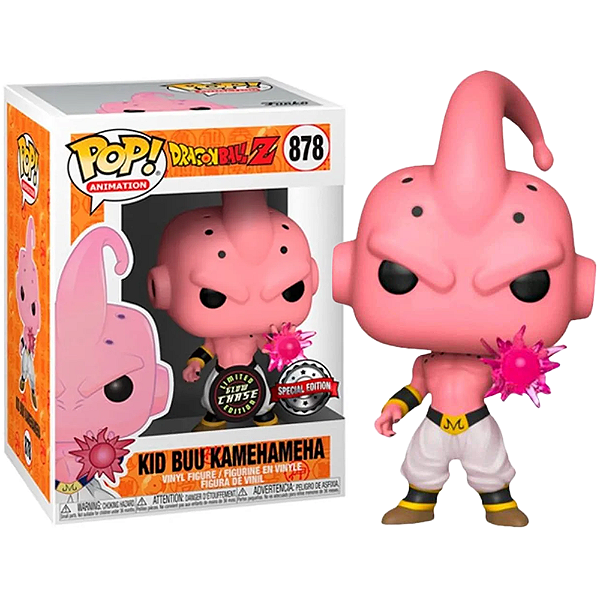 Funko Pop! Animation Dragon Ball Z Kid Buu Kamehameha 878 Exclusivo Glow Chase
