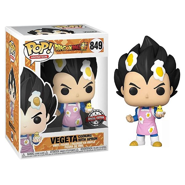 Funko Pop! Animation Dragon Ball Z Vegeta Cooking With Apron 849 Exclusivo