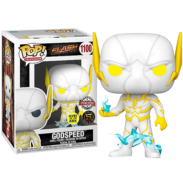 Funko Pop! Dc Comics The Flash Godspeed 1100 Exclusivo Glow