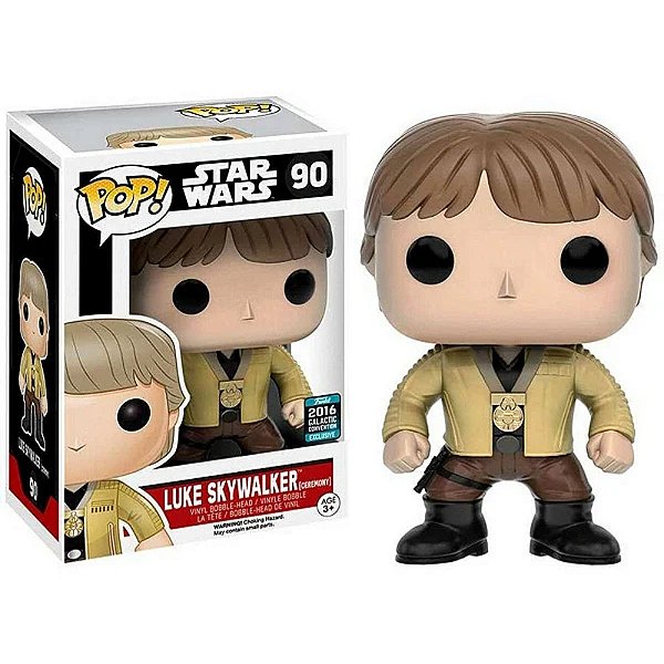 Funko Pop! Television Star Wars Luke Skywalker Ceremony 90 Exclusivo
