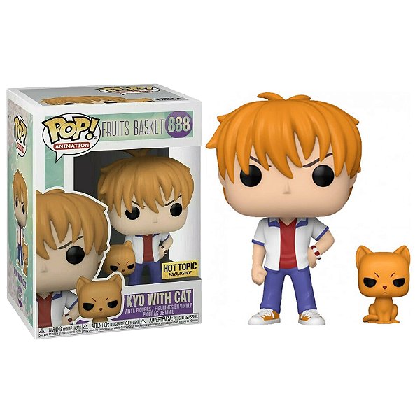 Funko Pop! Animation Fruits Basket Kyo With Cat 888 Exclusivo Original