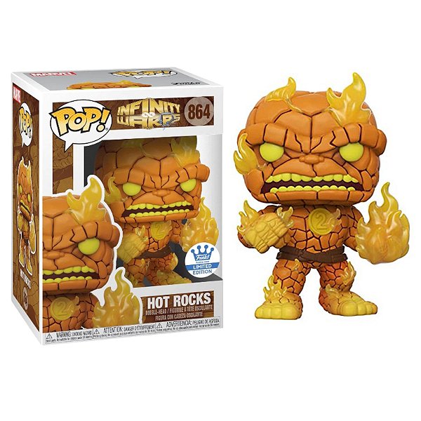 Funko Pop! Infinity Warps Hot Rocks 864 Exclusivo