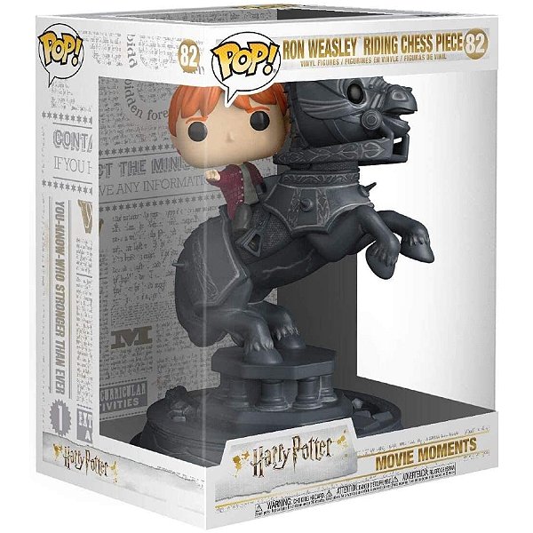 Funko Pop! Filme Harry Potter Ron Weasley Riding Chess Piece 82