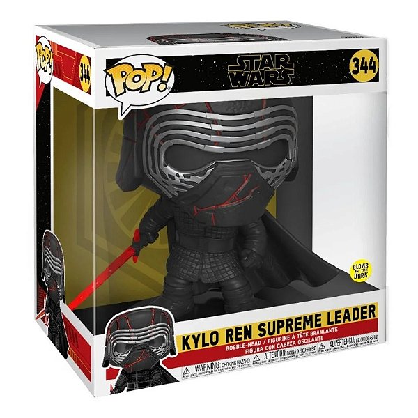 Funko Pop! Television Star Wars Kylo Ren Supreme 344 Exclusivo Glow