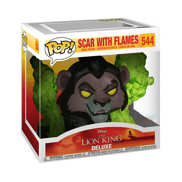 Funko Pop! Disney O Rei Leao Scar With Flames 544 Exclusivo