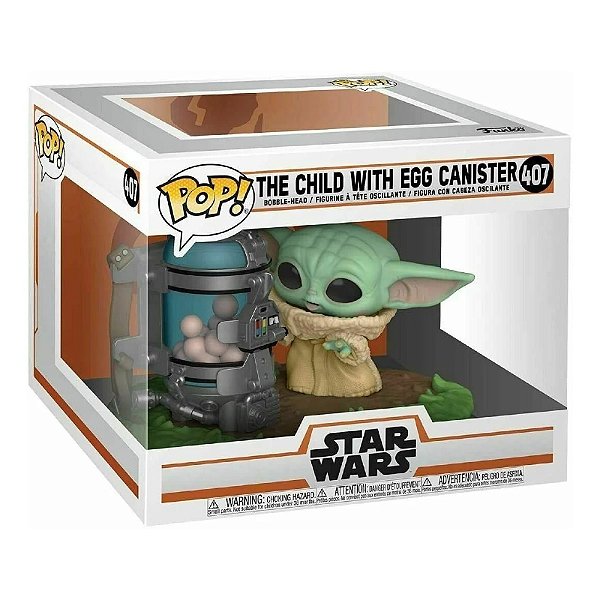 Funko Pop! Television Star Wars Baby Yoda The Child With Egg Canister 407