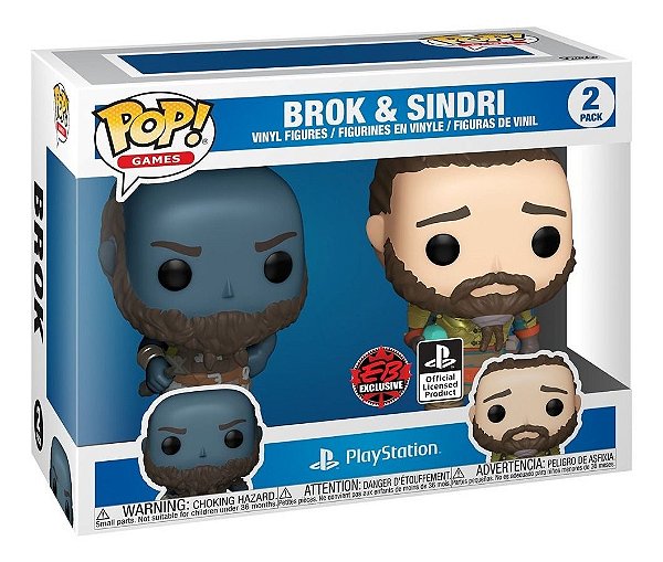 Funko Pop! Games God Of War Brok & Sindri 2 Pack Exclusivo