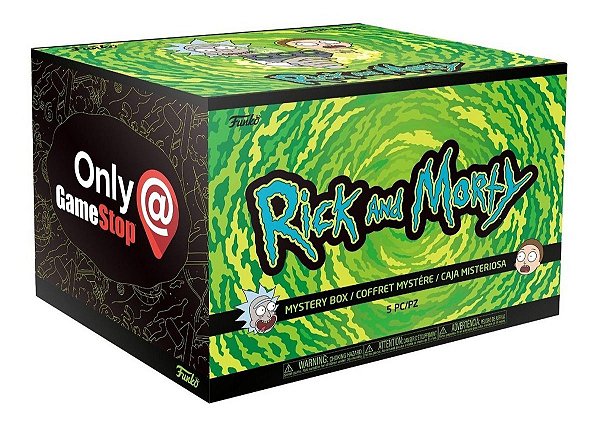 Funko Pop! Rick And Morty Gamestop Mystery Box Exclusivo Original - Moça do  Pop - Funko Pop é aqui!