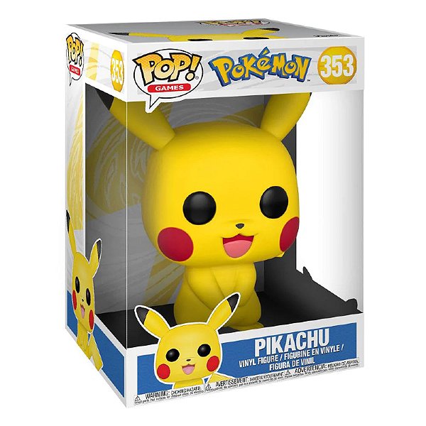 Funko Pop Games Pokemon Pikachu 353 10 Polegadas