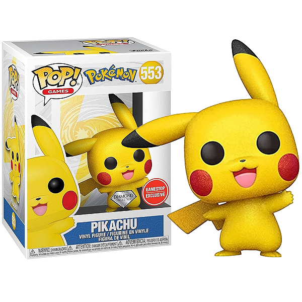 Funko Pop! Games Pokemon Pikachu 553 Exclusivo Diamond