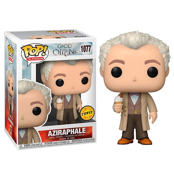 Funko Pop! Television Belas Maldições Good Omens Aziraphale 1077 Exclusivo Chase