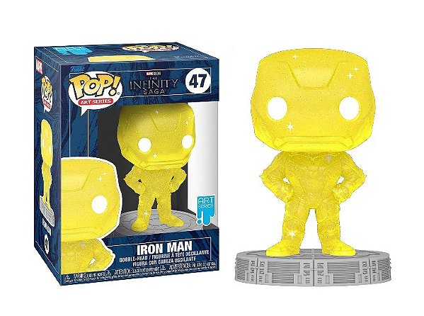 Funko Pop! Art Series Marvel Homem de Ferro / Iron Man 47 Exclusivo
