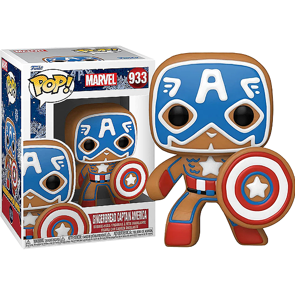 Funko Pop! Marvel Capitao America Gingerbread Captain America 933