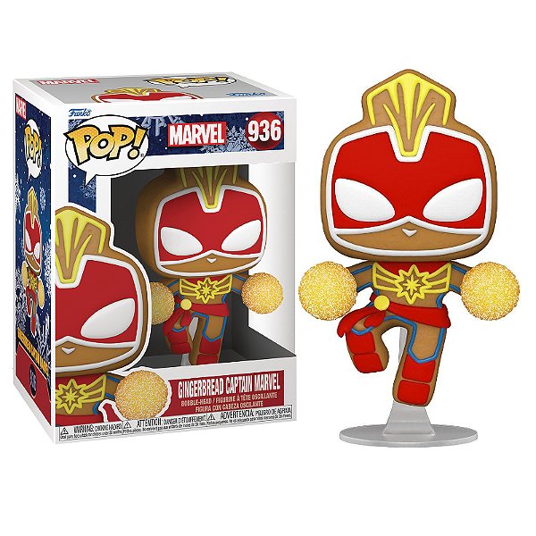 Funko Pop! Dc Comics Gingerbread Captain Marvel 936