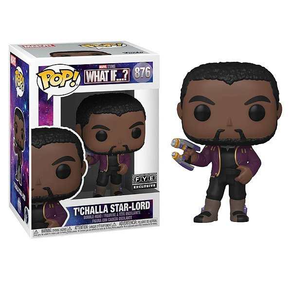 Funko Pop! Marvel What If T'Challa Star-Lord 876 Exclusivo