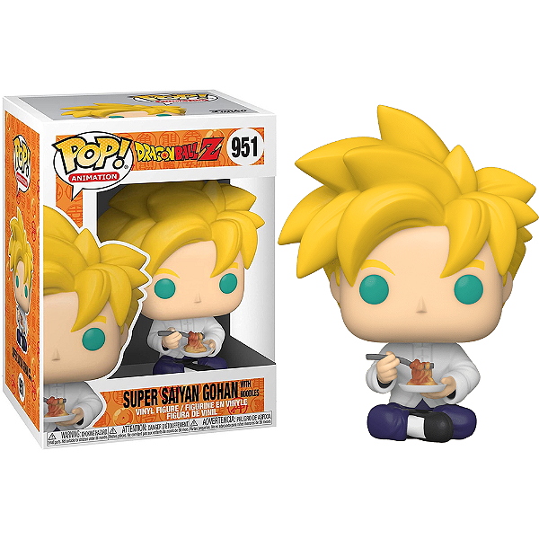 Funko Pop! Animation Dragon Ball Z Super Saiyan Gohan With Noodles 951