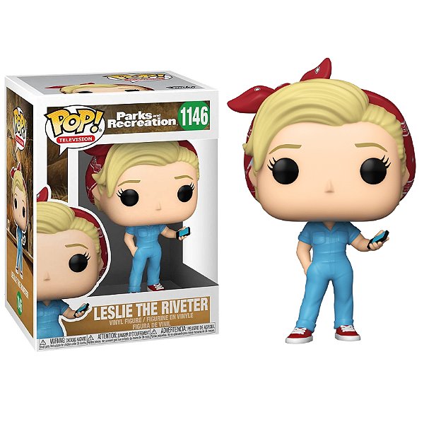 Funko Pop! Television Parks And Recreation Leslie The Riveter 1146