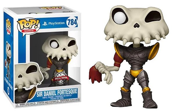 Funko Pop! Games Playstation Sir Daniel Fortesque 784 Exclusivo