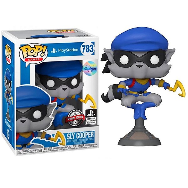 Funko Pop! Games Playstation Sly Cooper 783 Original Colecionavel